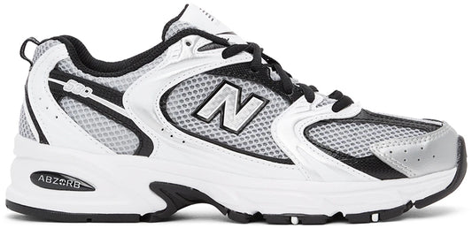 Shoellist | New Balance White & Black 530 Sneakers | Women