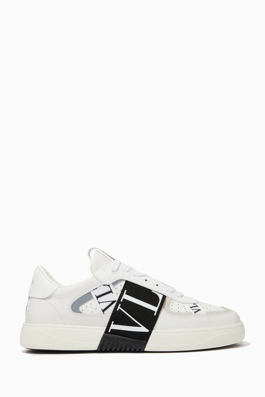 Shoellist | Valentino Garavani VL7N Low-Top Sneaker in Banded Leather