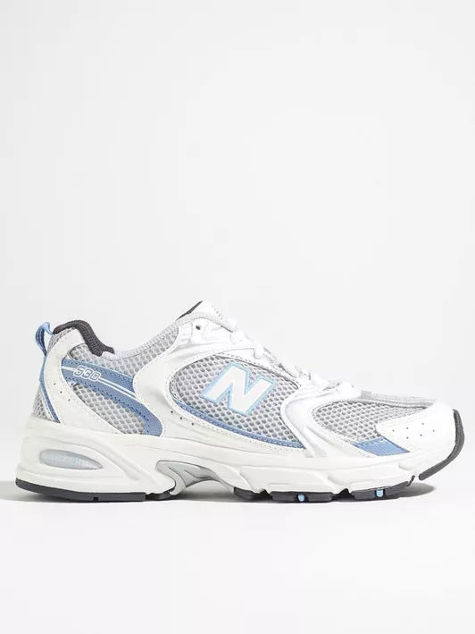 New Balance White & Blue 530 Sneakers | Women