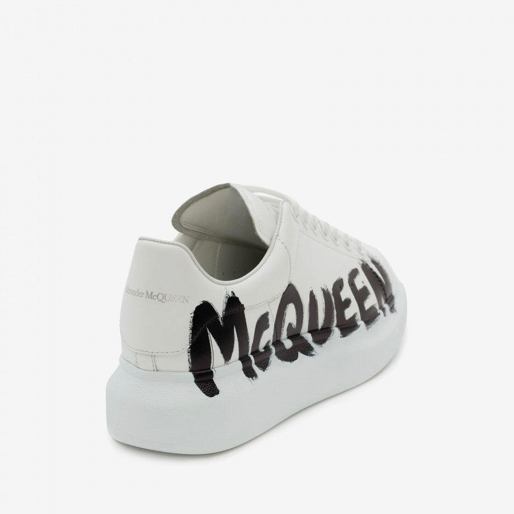 Shoellist | Alexander McQueen Graffiti Oversized low-top sneakers
