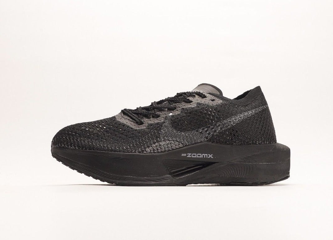 Shoellist | Nike ZoomX Vaporfly 3 Triple black running shoes