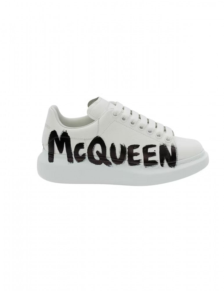 Shoellist | Alexander McQueen Graffiti Oversized low-top sneakers